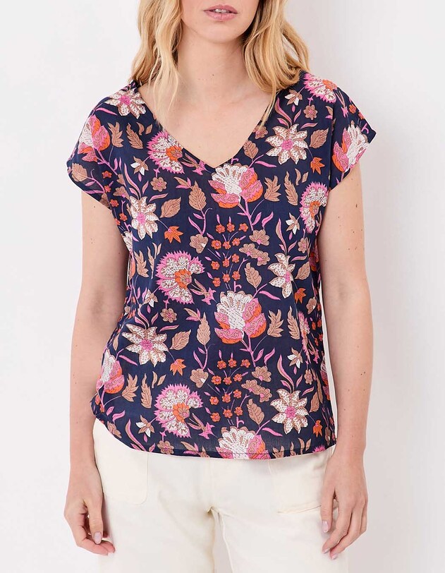 Organic cotton voile top femme La Fianc&eacute;e