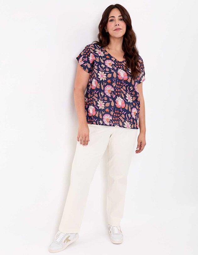Organic cotton voile top femme La Fianc&eacute;e