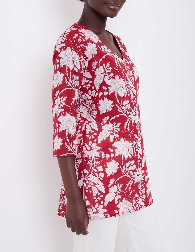 Women&rsquo;s organic cotton voile tunic femme La Fianc&eacute;e