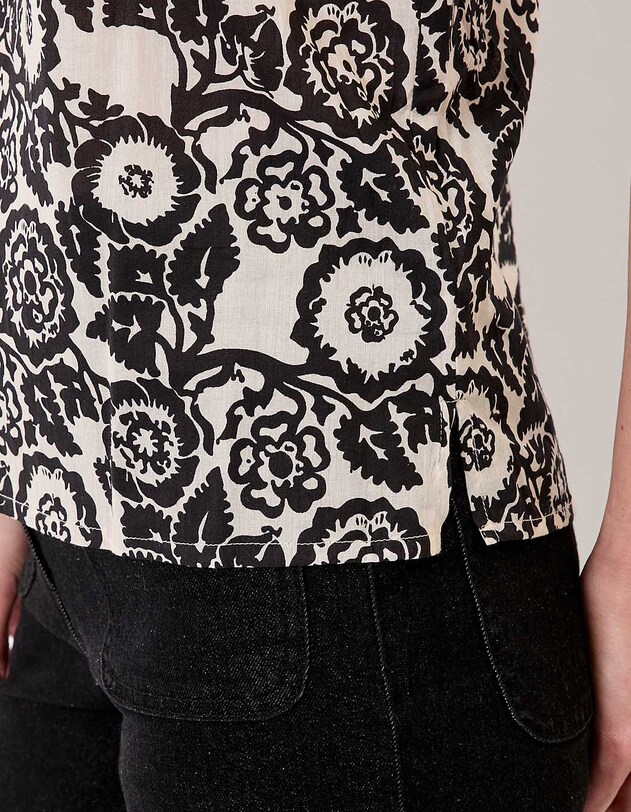 Organic cotton voile tank top femme La Fianc&eacute;e