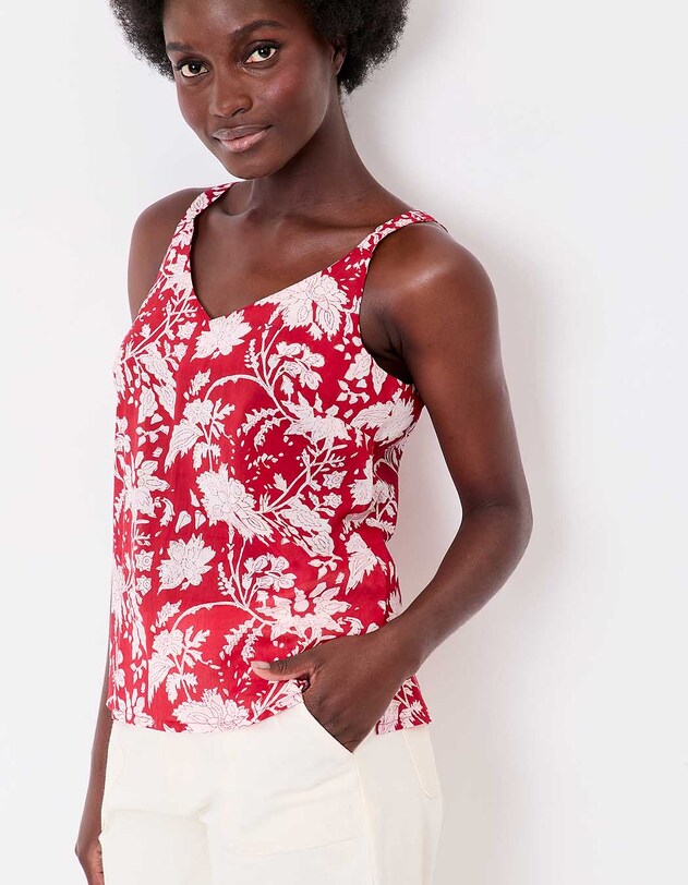 Organic cotton voile tank top femme La Fianc&eacute;e