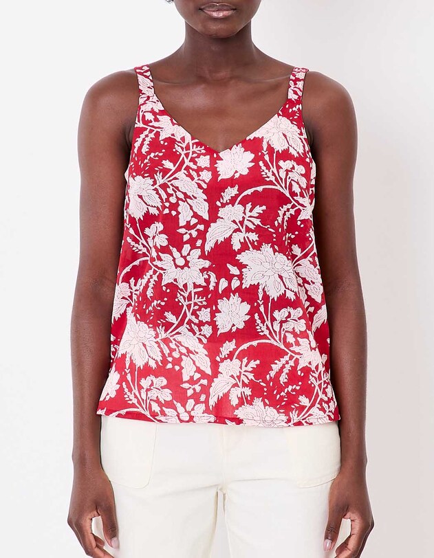Organic cotton voile tank top femme La Fianc&eacute;e