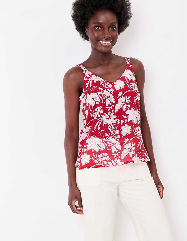 Organic cotton voile tank top femme La Fianc&eacute;e