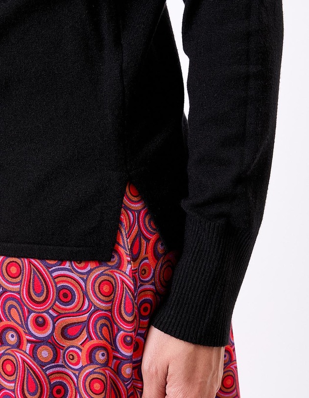 Turtleneck knit sweater femme La Fianc&eacute;e