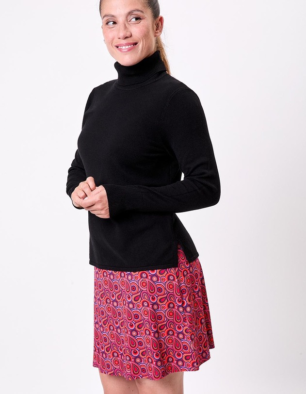 Turtleneck knit sweater femme La Fianc&eacute;e