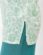 Short-sleeve organic cotton tunic femme La Fianc&eacute;e