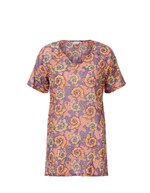 Short-sleeve organic cotton tunic femme La Fiancée