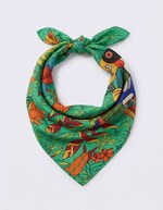 Printed silk scarf femme La Fiancée