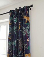 Printed velvet curtain 100 x 250 cm femme La Fiancée