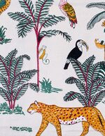 Printed velvet curtain 100 x 250 cm femme La Fiancée