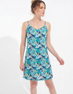 Organic cotton voile spaghetti strap dress femme La Fiancée
