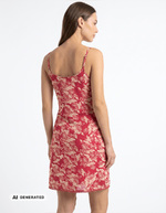 Organic cotton voile spaghetti strap dress femme La Fiancée