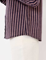 Organic cotton voile straight shirt femme La Fiancée