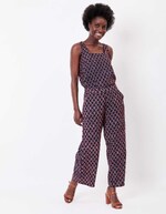 7/8 wide-leg viscose linen trousers femme La Fiancée