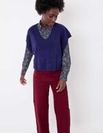 Sleeveless knit sweater femme La Fiancée