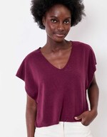Sleeveless knit sweater femme La Fiancée