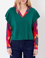 Sleeveless knit sweater femme La Fiancée