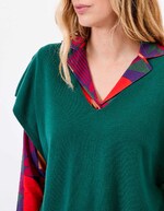 Sleeveless knit sweater femme La Fiancée