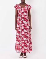 Long organic cotton voile dress femme La Fiancée