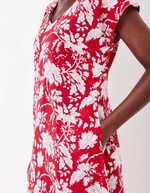 Long organic cotton voile dress femme La Fiancée