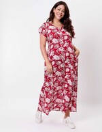 Long organic cotton voile dress femme La Fiancée