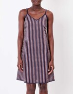 Organic cotton spaghetti strap dress femme La Fiancée