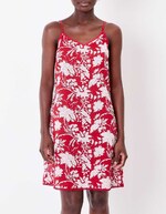 Organic cotton voile spaghetti strap dress femme La Fiancée