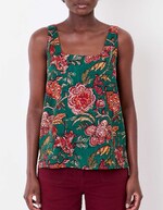 Flowing camisole with adjustable straps femme La Fiancée