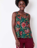Flowing camisole with adjustable straps femme La Fiancée
