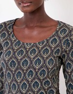 Printed organic cotton T-shirt femme La Fianc&eacute;e