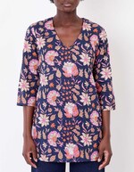 Women’s organic cotton voile tunic femme La Fiancée