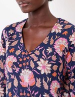 Women’s organic cotton voile tunic femme La Fiancée