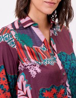 Flowy V-neck blouse femme La Fiancée