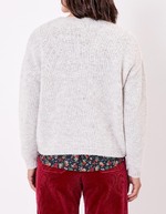 Plain cropped women’s cardigan femme La Fiancée