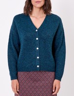 Plain cropped women’s cardigan femme La Fiancée