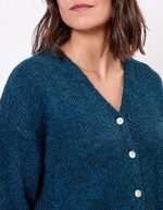 Plain cropped women’s cardigan femme La Fiancée