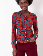 Fine knit buttoned cardigan femme La Fianc&eacute;e