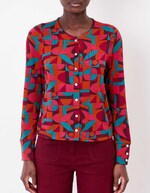 Fine knit buttoned cardigan femme La Fianc&eacute;e