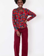 Fine knit buttoned cardigan femme La Fianc&eacute;e