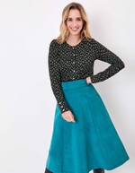 Fine knit buttoned cardigan femme La Fianc&eacute;e