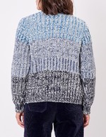 Chunky marled knit cardigan femme La Fiancée