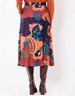 Flowy flared midi skirt femme La Fianc&eacute;e