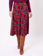 Jersey knit midi skirt femme La Fiancée