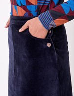 Corduroy A-line skirt femme La Fiancée