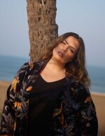 Lined kimono-style jacket femme La Fiancée