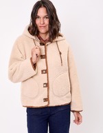 Reversible suede coat femme La Fiancée