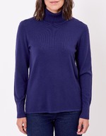 Turtleneck knit sweater femme La Fiancée