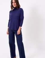 Turtleneck knit sweater femme La Fiancée