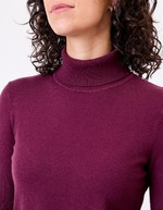 Turtleneck knit sweater femme La Fiancée