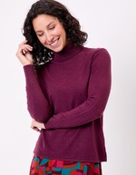 Turtleneck knit sweater femme La Fiancée